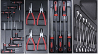 220 pièces OEM, ensembles d'outils mécaniques multi-usages pour la réparation automobile, outils à main avec 7 tiroirs et matériau CR-V
