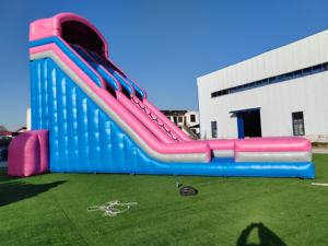 Toboggan aquatique gonflable géant de qualité commerciale, toboggan gonflable en forme de palmier tropical avec piscine <span class=keywords><strong>pour</strong></span> enfants et adultes, fête en plein air - Product Image 2