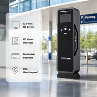 Kiosque de paiement en libre-service avec lecteur de carte de crédit, module de lecture de codes-barres, système de terminal de paiement pour centre commercial et parking