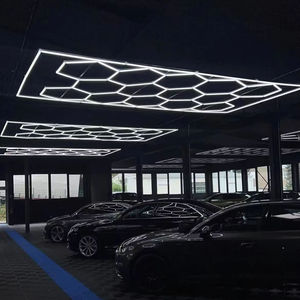 2025 professionale a nido d'ape Led plafoniera Auto officina soffitto autolavaggio bellezza Auto riparazione luce - Product Image 1