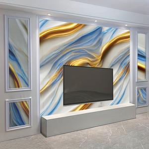 <span class=keywords><strong>Papier</strong></span> <span class=keywords><strong>peint</strong></span> d'intérieur de couleur personnalisé Armoire en PVC pour mur de fond Film de protection décoratif imperméable à l'huile et marbre doré - Product Image 4