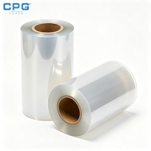 Rollo de Película Retráctil PETG Personalizada del Fabricante, Película Transparente Termoencogible para Envases de Bebidas y Alimentos - Product Image 1
