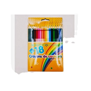 Lot de 12 ou 24 crayons de cire non effaçables de 18 couleurs pour l'art, le dessin et l'écriture, pour l'expression créative, en gros - Product Image 2