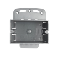 Boîte de jonction électrique en PVC à un seul compartiment homologuée ETL avec support, nouvelle boîte de sortie, boîte de commutation, support de boîte, boîte pratique de 20 Cu