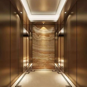 Ascenseur de passagers moderne en acier inoxydable à entraînement AC, traction sans engrenages, facile à utiliser, capacité de 400 kg pour usage hôtelier et résidentiel - Product Image 6