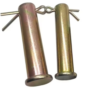 Goujon plat perforé en acier au carbone M12x20-150mm, zingué coloré, accessoires de quincaillerie pour meubles et automobiles - Product Image 1