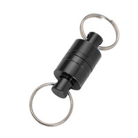 Porte-clés en alliage de valet à dégagement rapide porte-clés porte-clés à aimant en métal personnalisé porte-clés à fermoir magnétique