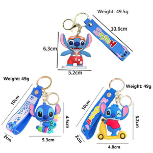 Joylit khuyến mại phim hoạt hình dễ thương 3D cao su tùy chỉnh đồ chơi Anime khâu móc khóa cho ba lô Xe pendent Quà Tặng - Product Image 4