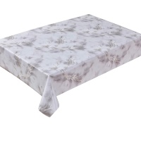 Nappe de table en PVC à motif plumes dorées de luxe, texture marbre douce, imperméable et anti-taches, housse de table en plastique