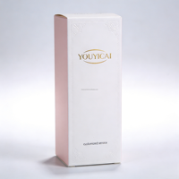 Emballage de produit personnalisé, petite boîte en papier avec gaufrage à chaud doré et impression couleur haute définition, gaufrage UV