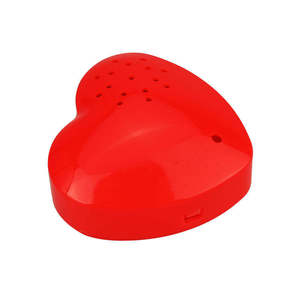 Mini enregistreur vocal en plastique ABS avec grand bouton en forme de cœur, module sonore pour jouets en peluche - Product Image 6
