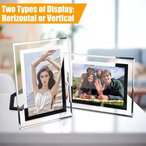 8x10 Glass <b>Picture</b> Frame5x7 8x10 A3 A4 Customized Crystal Glass Certificate Photo <b>Frame</b> for Tabletop <b>Mirror</b> Gift Home Decoration - Product Image 3