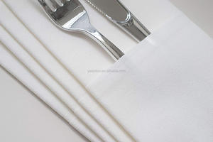 Linen Tùy Chỉnh Sang Trọng Dày Airlaid Ăn Trưa Khăn Ăn Cho Nhà Hàng Với Logo Dùng Một Lần Khăn Ăn Tối Khăn Ăn Màu Đen Mô - Product Image 4