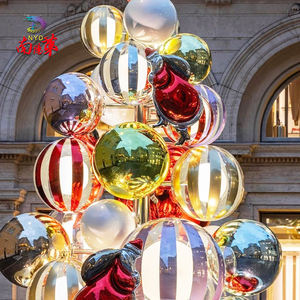 <span class=keywords><strong>Árbol</strong></span> <span class=keywords><strong>de</strong></span> <span class=keywords><strong>Navidad</strong></span> Creativo con Globos, Decoración Gigante con Espejos Brillantes, Exhibición Navideña <span class=keywords><strong>para</strong></span> Exteriores en Centros Comerciales y Plazas - Product Image 2