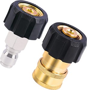 YOSOO Adaptateur M22 Pulvérisateur Haute Pression, Laiton M22 Métrique