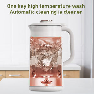 HANBO Fabrik preis 1L geräuscharme Sojabohnen milch maschine Küchenmaschine Sojamilch hersteller brechen Wand Lebensmittel mixer Sojabohnen milch maschine - Product Image 5