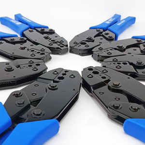 Alicates de prensa de prensado de bloqueo de 8,6 pulgadas, abrazaderas de crimpadora, herramientas de electricistas <span class=keywords><strong>para</strong></span> <span class=keywords><strong>terminales</strong></span> no aislados, 22-10AWG - Product Image 5