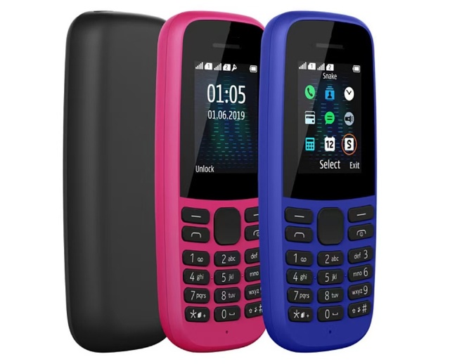 High Quality Dual SIM Card 105(2019) Feature Phone Good Price with Colored Display and Camera Cheap Bar Phone