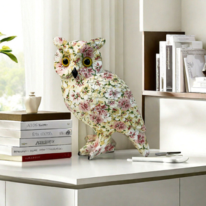 Resina gufo decorazione uccello in resina gufo statua decorazione per la casa <span class=keywords><strong>soggiorno</strong></span> Desktop portico decorazione in resina statuette <span class=keywords><strong>regalo</strong></span> - Product Image 4