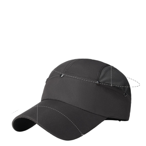 Gorra de béisbol original de marca privada, de alto rendimiento, con malla perforada, gorra personalizada de seguridad para golf, de secado rápido, para deportes náuticos. - Product Image 2