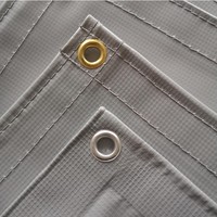 Bâche en PVC enduit insonorisée, ignifuge, anti-UV, unie, imperméable, pour construction, taille personnalisable, accessoires pour garçons