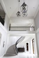 Tanlong Designs de rampes d'escalier modernes en métal, rampes d'escalier préfabriquées en fer forgé, rampes d'escalier en fer forgé, main courante d'escalier