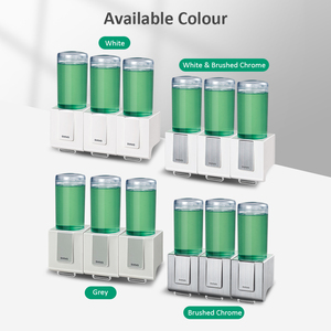 SVAVO Hôtel <span class=keywords><strong>Triple</strong></span> <span class=keywords><strong>Distributeur</strong></span> De <span class=keywords><strong>Savon</strong></span> Manuel Shampooing <span class=keywords><strong>Distributeur</strong></span> Pomme De Douche <span class=keywords><strong>Distributeur</strong></span> De <span class=keywords><strong>Savon</strong></span> - Product Image 5