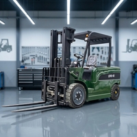 CE Elektrikli Forklift 2.5T 3T 3.5T 4T 3m 4m 5m 6m Kaldırma Yüksekliği Yüksek Verimli Depo Forklifti