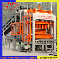 Machine automatique de fabrication de blocs de pavé et de briques QT5-15, contrôlée par PLC, ligne de production de briques en béton à haute productivité