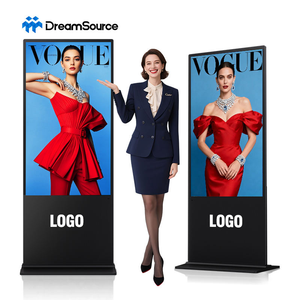 DreamSource 75 Inch Floor Standing LED Digital Signage Display 1920x1080 Indoor Advertising Kiosk With Cloud CMS - Product Image 1