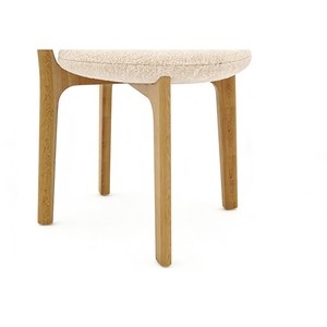Sedia da Pranzo Moderna con Schienale Alto per Casa e Ufficio, <span class=keywords><strong>Mobili</strong></span> in <span class=keywords><strong>Legno</strong></span> Massello per Soggiorno e Cucina - Product Image 5