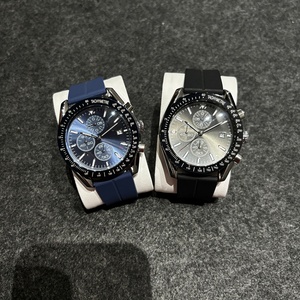 Men's Top Brand Watch Alloy Stainless Steel Luxury Business Sports Timing Watch Quartz Watch Men's Clock Silicone Watch - Product Image 5