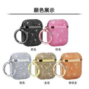 Custodia Protettiva Antiurto Super Brillante con Cristalli Scintillanti per <span class=keywords><strong>AirPods</strong></span> 1/2/3/4 Pro 2 (Piccoli Diamanti) - Vendita Calda - Product Image 3