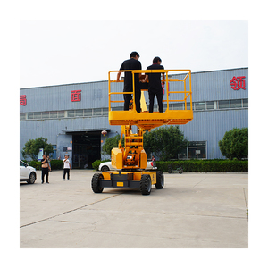 Efficient 16M Telescopic Boom <strong>Aerial</strong> <strong>Work</strong> <strong>Platform</strong> Steel Mobile Construction Lifting <strong>Platform</strong> 300kg Load Capacity Hand Actuated - Product Image 6