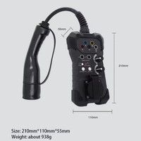 Testeur de chargeur EVSE, équipement de test de station de recharge EV, simulateur de chargeur EV Type 2, testeur de chargeur portable 220V, accessoires