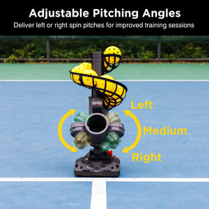 Attrezzatura da allenamento per il <span class=keywords><strong>Tennis</strong></span> con traiettoria regolabile e ricaricabile con trapani in campo - Product Image 4