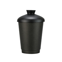 Couvercle en forme de théière jetable de style chinois de 90mm couvercles étanches pour thé au lait café gobelet en papier gobelet en plastique couvercle couvercles d'injection