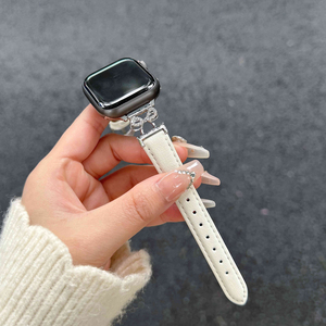 Bonitas correas de reloj de cuero con lazo para <span class=keywords><strong>Apple</strong></span> Watch, correa para <span class=keywords><strong>IWatch</strong></span> Series 10, pulsera de muñeca, reloj inteligente 38 40 42 44 45 49 mm - Product Image 2