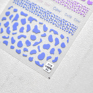 Nueva pegatina al por mayor para <span class=keywords><strong>uñas</strong></span>, pegatinas ultrafinas coloridas de grano de <span class=keywords><strong>vaca</strong></span> para <span class=keywords><strong>uñas</strong></span> - Product Image 3