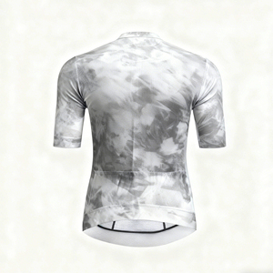 Maillot de cyclisme sur route à manches courtes, personnalisé avec logo par sublimation, de qualité supérieure, unisexe, en polyester durable, absorbant l'humidité et à séchage rapide - Product Image 2