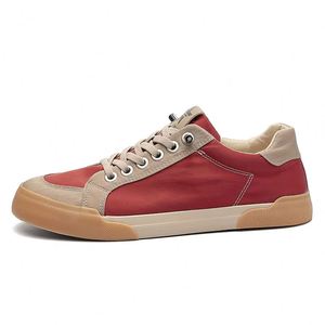 Hot Selling Soft Lace-up Low Cut Casual Skateboarding Shoes for Men <b>Canvas</b> Upper Comfort Jogging Walking Style - Product Image 5