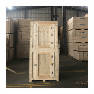 Fabriqué au Vietnam caisses de stockage en bois à 2 niveaux avec porte voûte en bois pliable en gros pour un entreposage efficace - Product Image 1