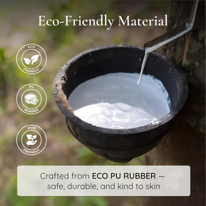 Tapete de Yoga al por Mayor Blanco y Negro Antideslizante con Absorción de Impactos en Arco de Media Luna de PU y Caucho Natural para Gimnasio en Casa - Product Image 4