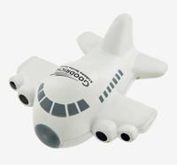 Jouet anti-stress en forme d'avion personnalisé pour cadeau promotionnel, logo d'entreprise imprimé, petit avion moelleux, jouets sensoriels