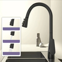 Évier de lavabo à poignée unique en acier inoxydable 304 2 trous pour installation pour robinet d'eau de balcon de cuisine de salle de bain inclus