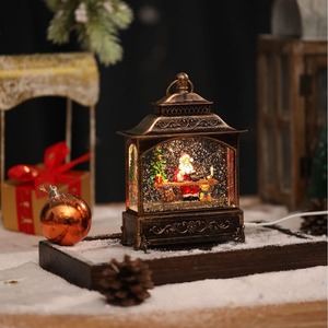 Dropshipping Shopify, Globo de Nieve Musical Navideño con Luces, Figura de Papá Noel, Decoración Festiva para Mesa - Product Image 5
