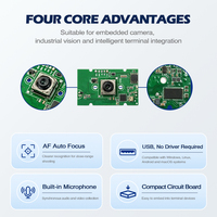 Module de caméra PC 4000*3000, caméra PC 4K Full HD avec micro USB, carte PCB de caméra PC, conception personnalisée, webcam 4K 60fps pour PC