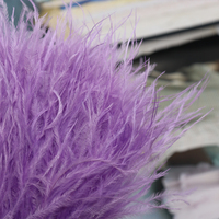 Plumes d'autruche 8-10cm teintes violet clair pour décoration de vêtements de fête de mariage et de festival personnalisée vente entière