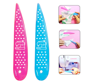 2PCS Colorful Fabric Point Turner & Seam Creaser Tool Press Marking Fabric Finger Presser for Tailor Needlework Crafts - Product Image 2