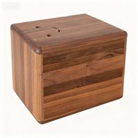 Cercueils pour animaux de compagnie en bois massif, luxe moderne, biodégradables, et rangement pour cendres de chat/chien, fournitures funéraires commémoratives